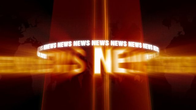 Shiny broadcast news animation