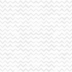 Vector hand drawn chevron background. Gray and white zigzag seamless pattern