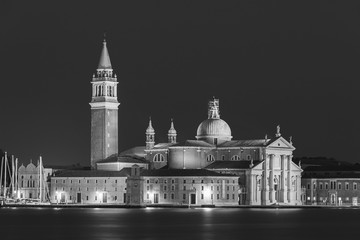 The church and monastery at island San Giorgio Maggiore, Venice, Italy