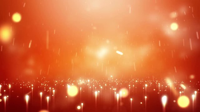 Abstract light rain background animation