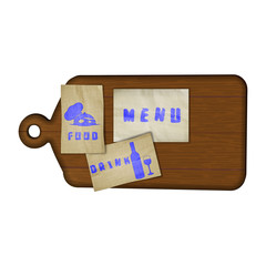 restaurant logo food and drink menu