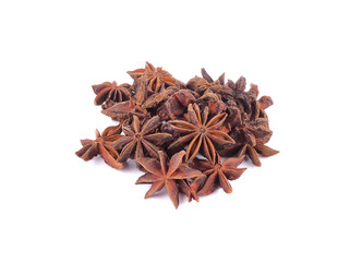 Obraz premium anise on white background