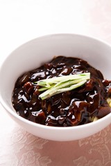 jajangmyeon, black-bean-sauce noodles, 짜장면