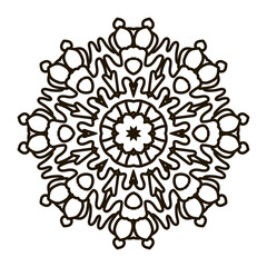 Bohemian Indian Mandala print.