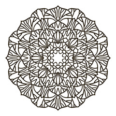 Mandala. Ethnic decorative element.