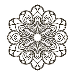 Mandala. Ethnic decorative element.