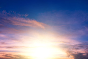 Obraz premium sky with copy space