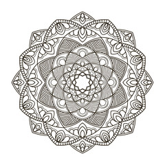 Mandala. Ethnic decorative element.