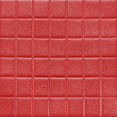 Fototapeta na wymiar Red Artificial Leather Texture