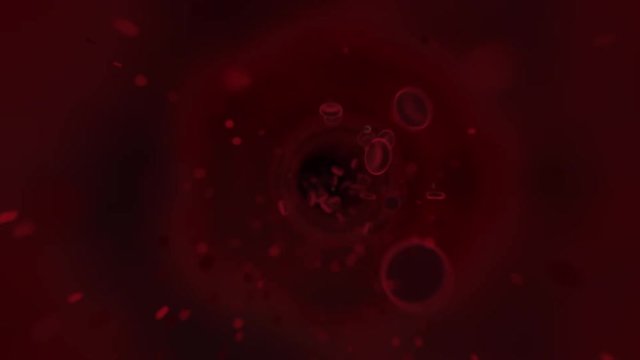 Streaming Red Blood Cells