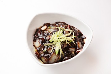  black-bean-sauce noodles,간짜장,gan zhajjang