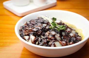 짜장면,jajangmyeon, black-bean-sauce noodles,간짜장,gan zhajjang