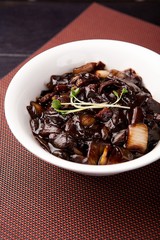 짜장면,jajangmyeon, black-bean-sauce noodles