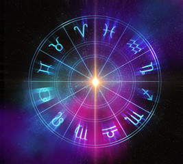Naklejka na ściany i meble Astrology and alchemy sign background illustration