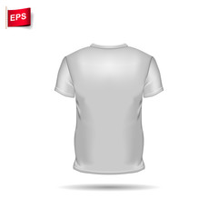 T-shirt template view. Vector eps 10 illustration.