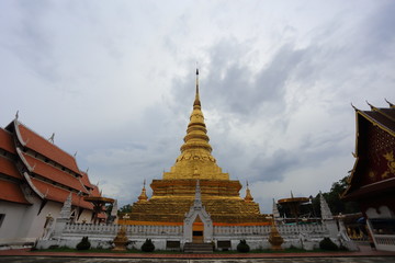 Fototapeta premium Wat Phra That Chae Haeng Temple in Nan,Thailand
