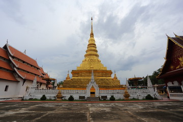 Fototapeta premium Wat Phra That Chae Haeng Temple in Nan,Thailand