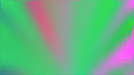 Green pink light triangle circle abstract background