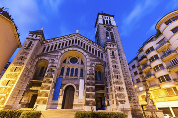 Fototapeta na wymiar Saint Joseph Church in Grenoble