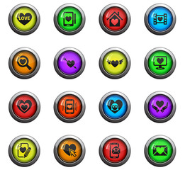 love icon set