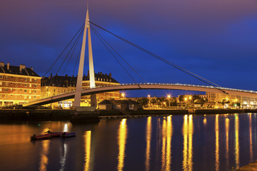 Pedestrian bridge in Le Havre