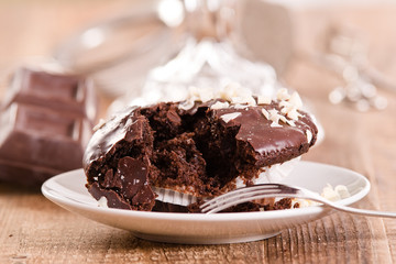 Chocolate muffin. 