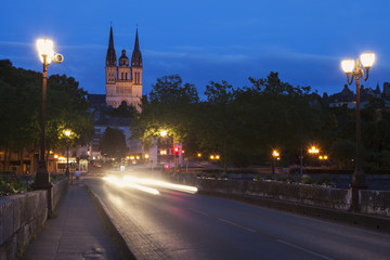 Fototapeta na wymiar Angers Cathedral