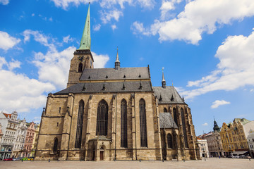 Fototapeta na wymiar St. Bartholomew Cathedral in Pilsen