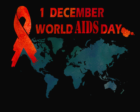 1st December World Aids Day concept