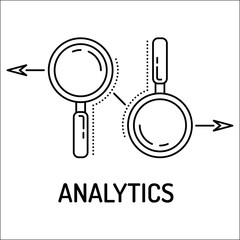 Analytıics Line Icon