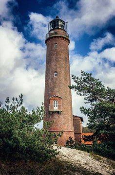 Leuchtturm in Prerow - Darß, Mecklenburg-Vorpommern.