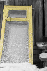 Abandoned Windows In Winter