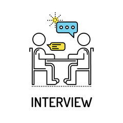 INTERVIEW Line Icon