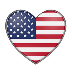 USA heart