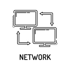 NETWORK Line icon