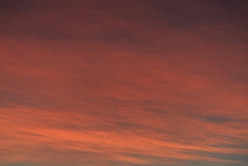 Fototapeta premium Clouds on a Vivid Sunset