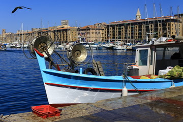 Fishing ship, Marseille, France