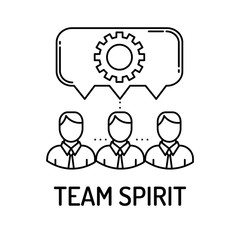 TEAM SPIRIT Line icon