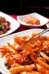 ddukboki, korean style food