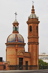 Fototapeta na wymiar Chapel of El Carmen in Sevilla, Spain