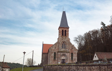 Fototapeta na wymiar Kirche in Mounterhouse