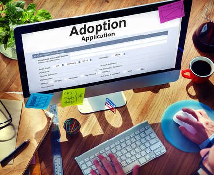 Adoption Application Family Guardianship Support Concept