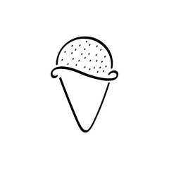 Ice cream line icon