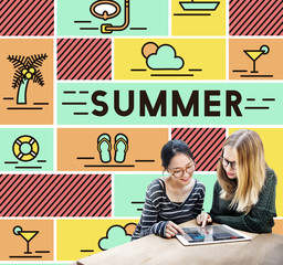 Summer Holiday Rest Vacation Relaxation Concept