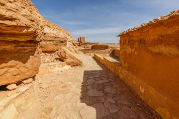 Aisles inside the fort Ait Ben Haddou.