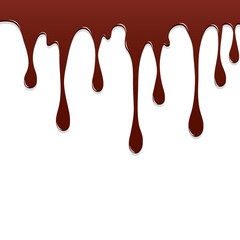 Paint Chocolate colorful  dripping splatter , Color splash or Dr