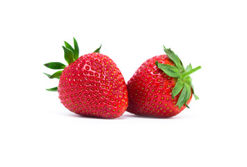 strawberry isolated over white