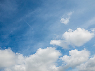 blue sky background with clouds