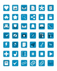 Blue Pack Icon Web And Apps