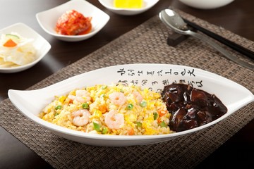 짜장 볶음밥, Jajjang bokkeumbap,  fried rice